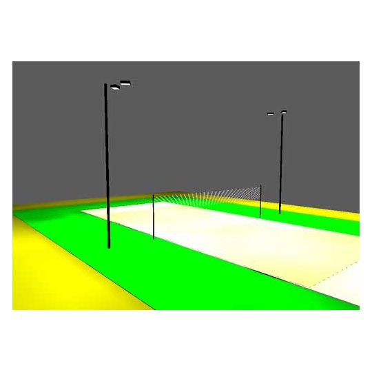LED Standard Volleyball Court Package Residential LED Volleyball Court Lighting LED Spot