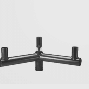 Round Straight Bull Horns 3 at 120 Degrees