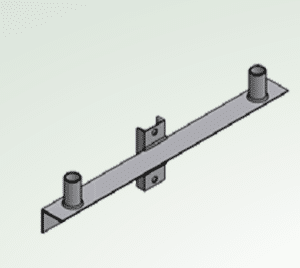 Angle Iron Cross Arms (Wood Poles) 2 Light
