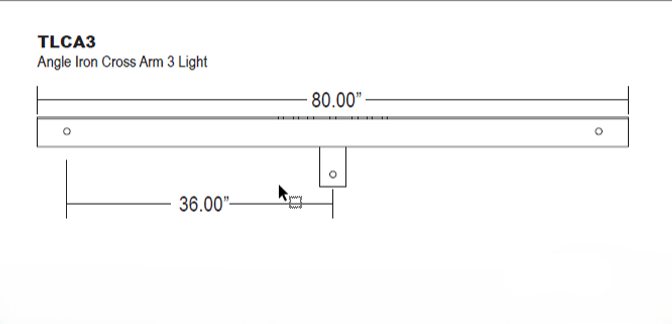 Screenshot 2026-03-25 155626 Angle Iron Cross Arms (Wood Poles) 3 Light