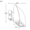 LED Wallpack (104W) 15° Standard 4000K (Neutral)