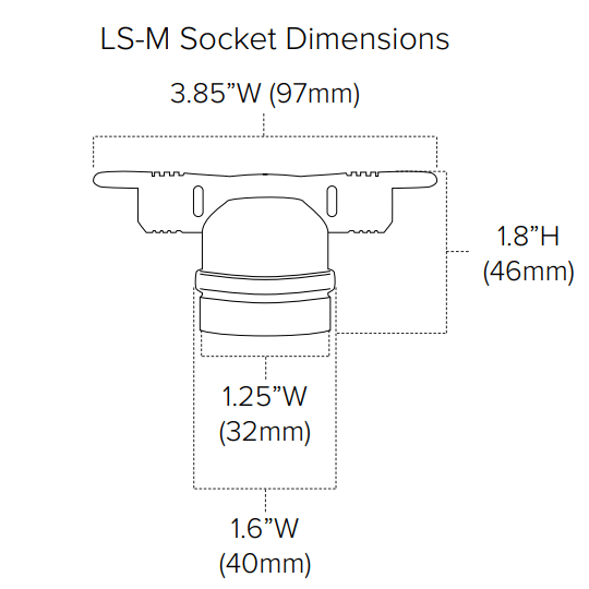 Commercial Grade String Lights (100′) Non-suspended
