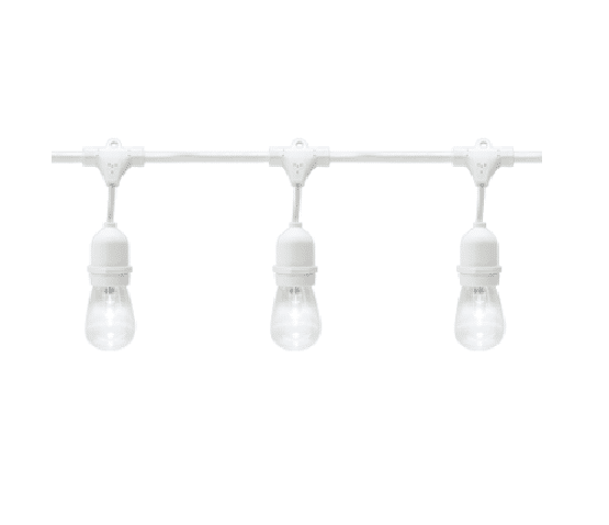 Commercial Grade String Lights (100′) Suspended