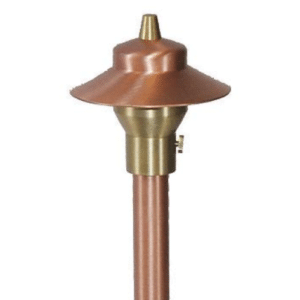 RX Copper Area Light With Finial