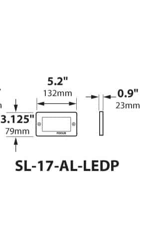 LED Box Step Light Acrylic Lens