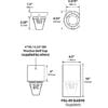 Putting Cup Light 5 Watts Blue Lens