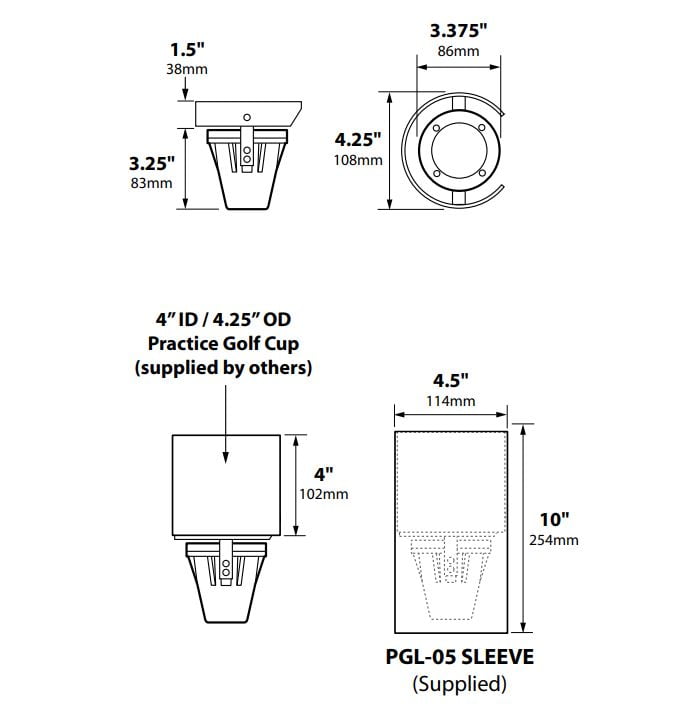 Putting Cup Light 5 Watts Clear Lens