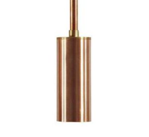 MR16 Copper Hanging Light 12" Copper Pole