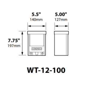 Weatherproof Transformer 100 Watt (Single Circuit)