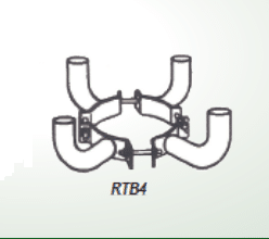 Wood Pole Bracket Quad Tenon