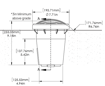 Replacement Grate Cover (only) for SL20 Medium