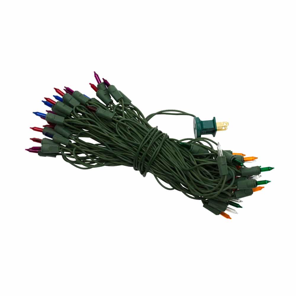 Multi-Colored 100 Count LED Commercial Grade Christmas Lights