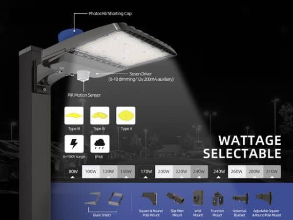 ALH Series Parking Lot Light (200W)