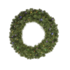 Grand Teton Wreath (Pre-Lit) Multi-Colored 72"
