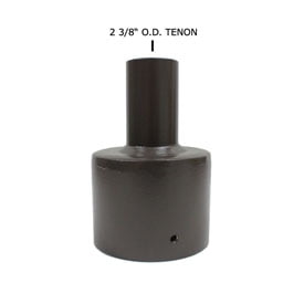 Round Pole Tenon Adaptors 3"