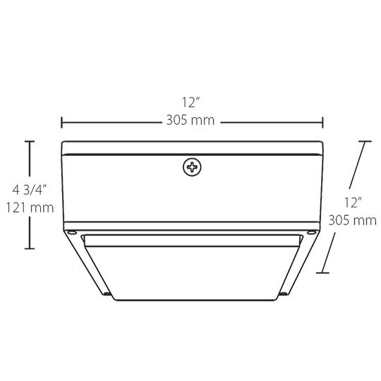 LED Canopy Light (75W) 5000K (Cool) Drop Lens