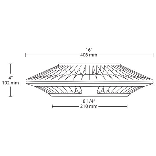 LED Ceiling Light (26 Watts) 5000K (Cool)