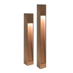 Brass Angle Cut Bollard 28"