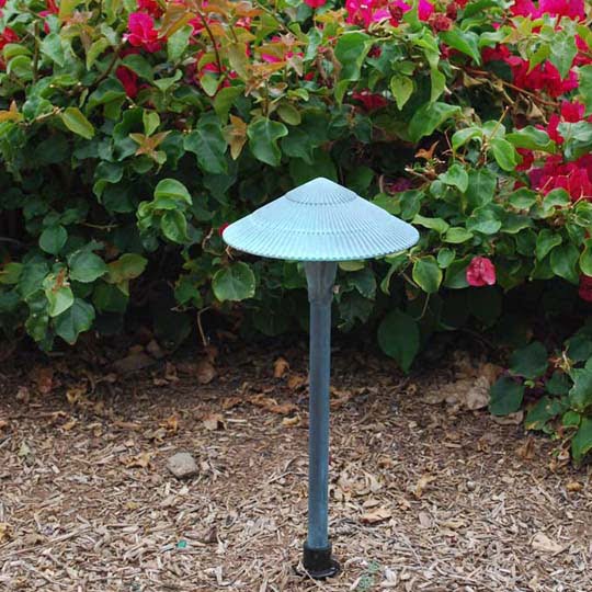 Tiki Hat Brass/Aluminum 8″ LED