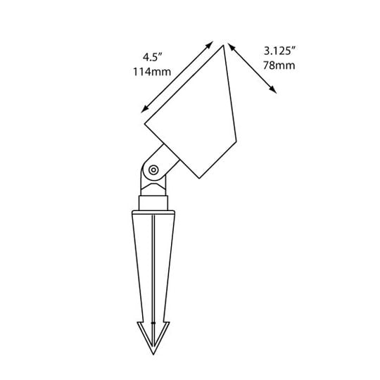 Integrated LED Bullet Light 7 Watts