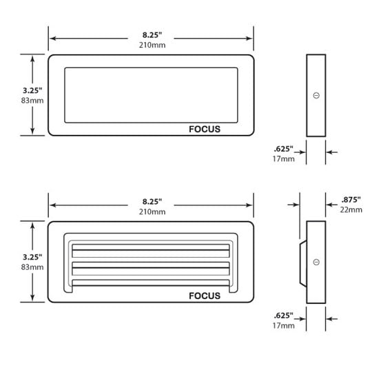 LED Flat Panel Brick Light Acrylic Lens