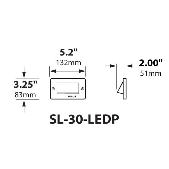 SL30 LED 12V Small Commercial Step Light