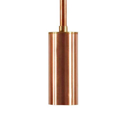 MR16 Copper Hanging Light 12" Copper Pole