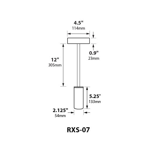 MR16 Copper Hanging Light 12" Copper Pole