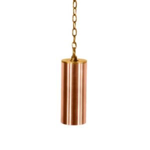 MR11 Copper Hanging Light 18" Brass Chain