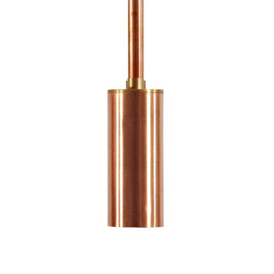 MR11 Copper Hanging Light 12" Copper Pole
