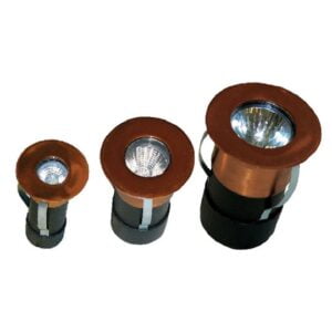 Copper Recessed Deck Light 2"