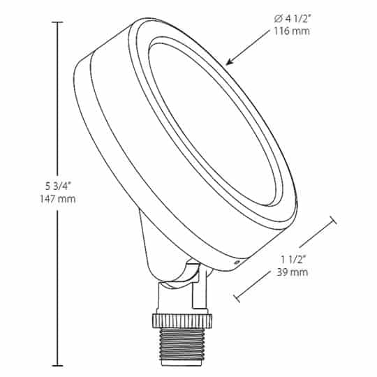 LED Economy Flood Light 3000K (Warm)