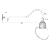 13 Watt LED Gooseneck Arm Style 2 3000K (Warm) 11"