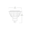 LED MR16 CF 4 Watts 2700K (Residential Warm)