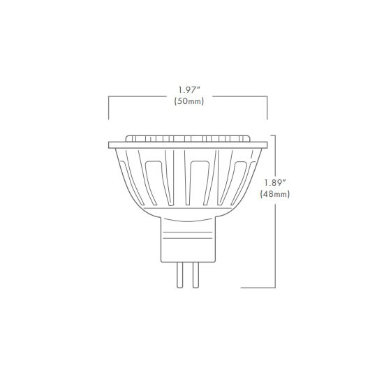 LED MR16 CF 5 Watts 2700K (Residential Warm)