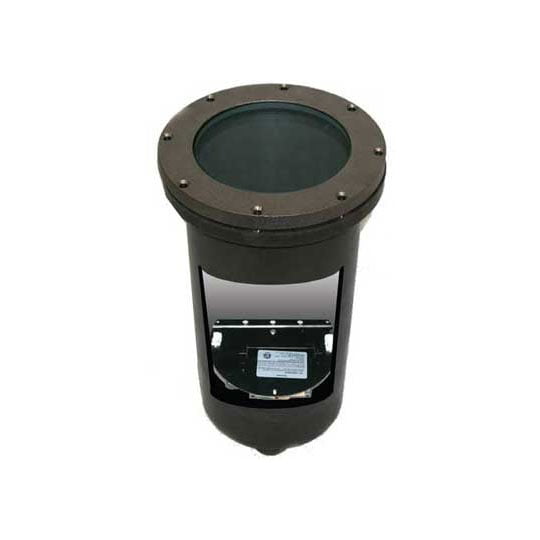 Small Inground Lights Composite Ring Guard  50W PS MH Slip Resistant Lens MV 50 R20 MED