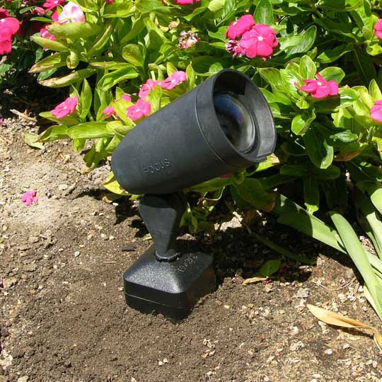 LED Cast Aluminum 120V Bullet Light Extension Cap, Convex Lens