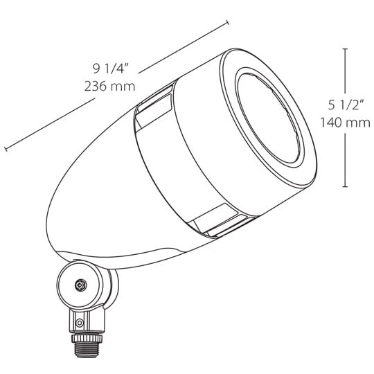 18W Spotlight and Narrow Bullet Fixtures 5000K (Cool)