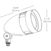 26W LED Flood Bullet Fixtures 4000K (Neutral)