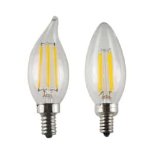 LED Candelabra Edge Blunt 2700K (Residential Warm White) 110-130 Volts