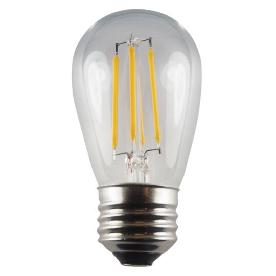 LED S14 Edge Filament 2700K (Residential Warm) 120 Volts