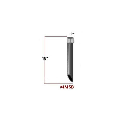 Landscape Mounting Stake 12" Brass Cap