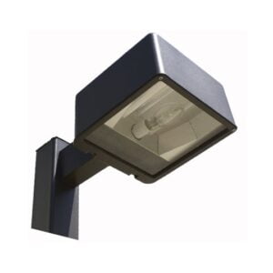 15' Square Straight Pole Single Fixture Light Package 175W MH Parking/Roadway