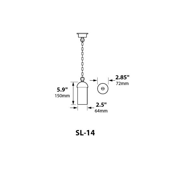 Hanging Cylinder Light