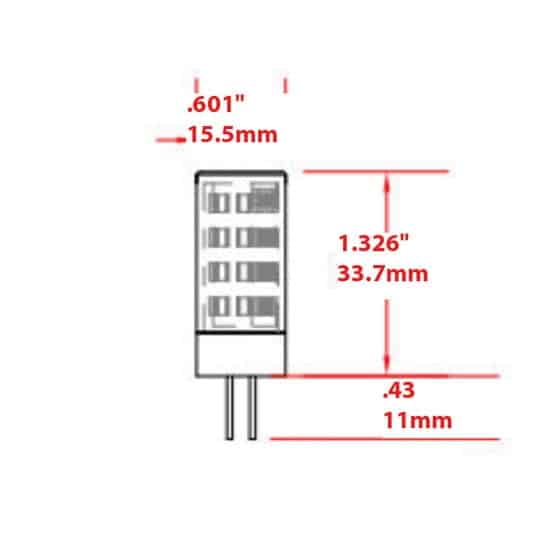 LED Omni-3 Super Saver Bi-Pin (12v)