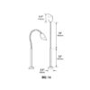 Stemmed Bullet BBQ Light 12 Volts