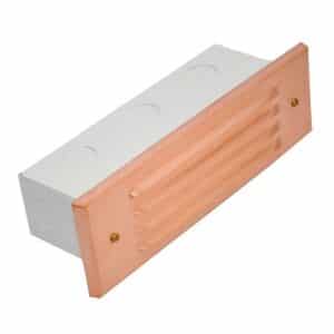 Narrow Residential Step Light Three Louver