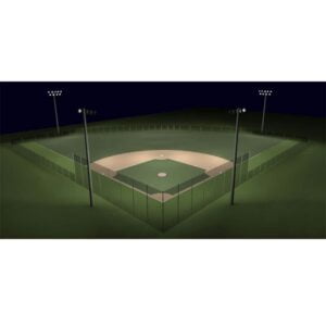LED Baseball Field Lighting Kit (200' Radius)