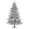 Flocked Kiana Christmas Tree, Unlit