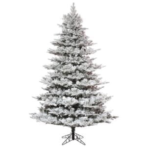 Unlit 14′ Flocked Kiana Christmas Tree